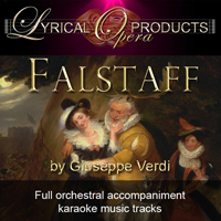 Falstaff, Full Orchestral Accompaniment (karaoke) tracks