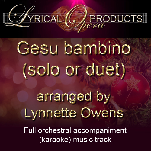 Lyrical Opera Products 2.97 each Full Orch Opera karaoke tracks
